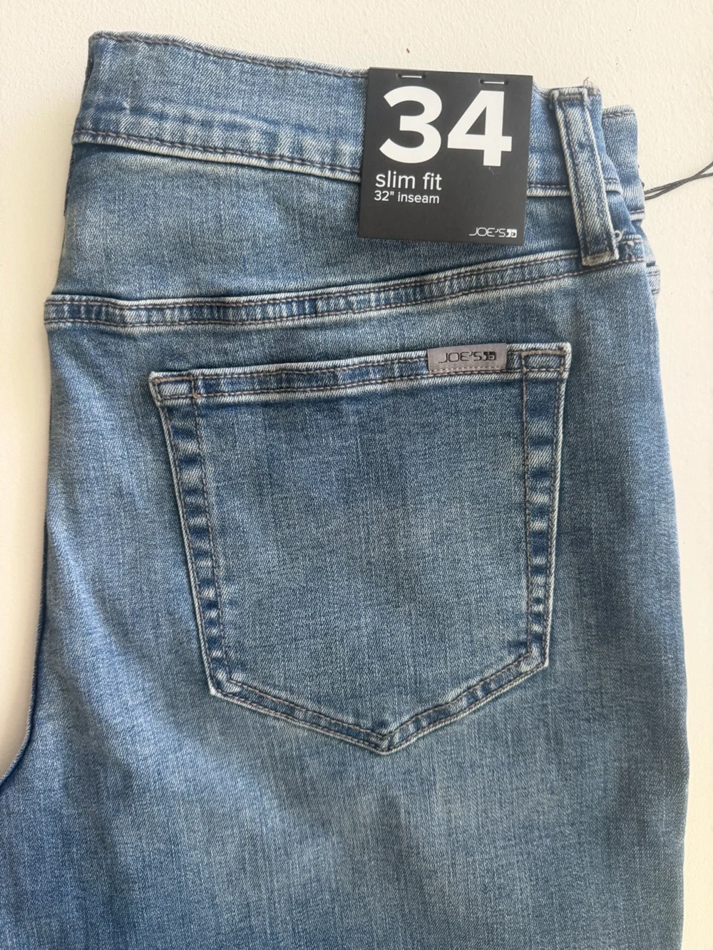 NWT Joe’s Jeans Men’s Slim Fit Jeans 34x32 Medium Wash